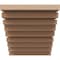 Ekena Millwork 7"W x 7"D x 7"H Wide Landon Rough Cedar Woodgrain TimberThane Corbel, Primed Tan CORUR07X07X07LANRCPR - alternate 5
